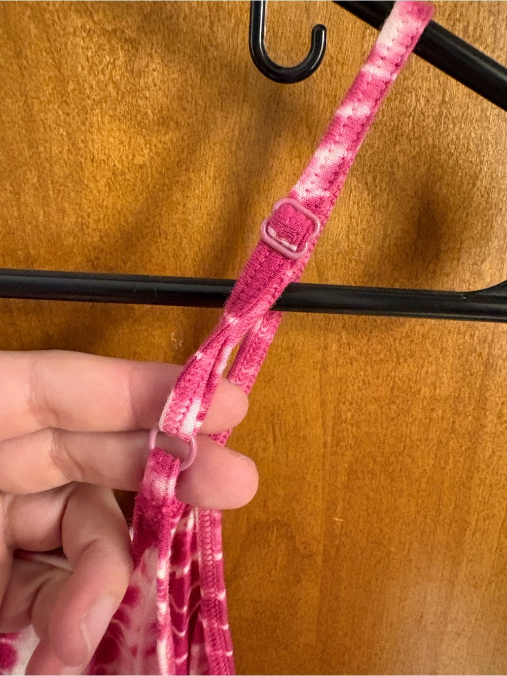 Express Pink Tie-Dye Tank Top - Picture 3 of 4